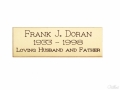 Brass Engraving Plaque - Rectangle