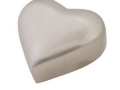 Classic Pewter Heart Cremation Memento