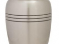 Classic Pewter Metal Cremation Urn