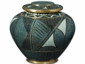Cloisonné Emerald Anasazi™ Cremation Urn