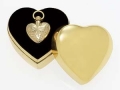 Elegante Brass Heart Pendant