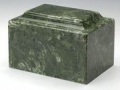 Emerald Cultured Marble Cremation Urn
