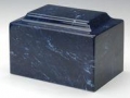 Navy Cultured Marble Cremation Urn
