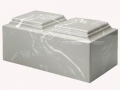 Silver Gray Cremation Urn
